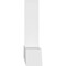 Ekena Millwork Portland Architectural Grade PVC Gable Bracket, 84"W x 17 1/2"H x 4"D x 4"F, 5/12 Pitch GBP084X18X0404POR00 - alternate 5
